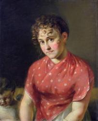 The Artist's Wife (oil on canvas) | Obraz na stenu