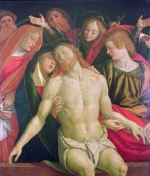 The Dead Christ with the Virgin and Saints | Obraz na stenu