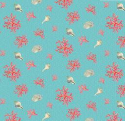 Coral and Shells 45.72allover textile-surface design, 2012, digital file | Obraz na stenu