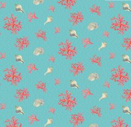 Coral and Shells 45.72allover textile-surface design, 2012, digital file | Obraz na stenu