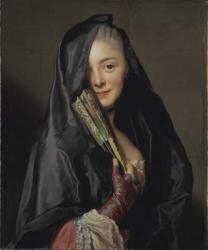 The Lady with the Veil, 1768 (oil on canvas) | Obraz na stenu