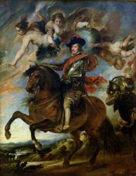 Equestrian portrait of King Philip IV of Spain (1605-65) c.1645 | Obraz na stenu