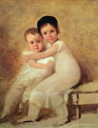 Portrait of the artist's children (oil on canvas) | Obraz na stenu