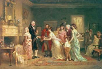Washington's Birthday, 1798 (oil on canvas) | Obraz na stenu