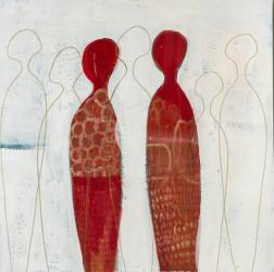 'Conversations' series, 2015, (mixed media on canvas) | Obraz na stenu