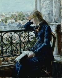 At the Window, 1881 (panel) | Obraz na stenu