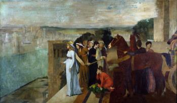 Semiramis Building Babylon, 1861 (oil on canvas) | Obraz na stenu