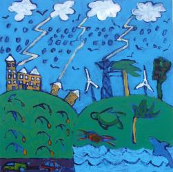 Global Warming (acrylic on board) | Obraz na stenu