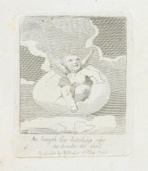 At Length for Hatching Ripe He Breaks the Shell, plate 8 from 'For Children. The Gates of Paradise', 1793 (engraving) | Obraz na stenu
