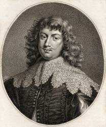 George Digby, engraving Bocquet, illustration from 'A catalogue of Royal and Noble Authors, Volume III', published in 1806 (litho) | Obraz na stenu
