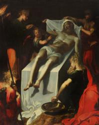 The Entombment of Christ (oil on canvas) | Obraz na stenu