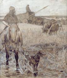 Agriculture, 1892 (oil on canvas) | Obraz na stenu