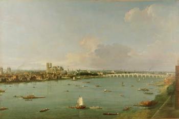 View of the Thames from South of the River | Obraz na stenu