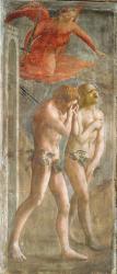 Adam and Eve banished from Paradise, c.1427 (fresco) (pre-restoration) (see also 200134 & 30029) | Obraz na stenu