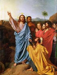 Jesus Returning the Keys to St. Peter, 1820 (oil on canvas) | Obraz na stenu