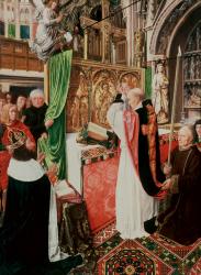 The Mass of St. Giles, c.1500 (oil & egg tempera on oak) | Obraz na stenu