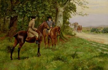 The Highwaymen (oil on canvas) | Obraz na stenu