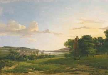 A View of Cessford and the Village of Caverton, Roxboroughshire in the Distance, 1813 (oil on canvas) | Obraz na stenu