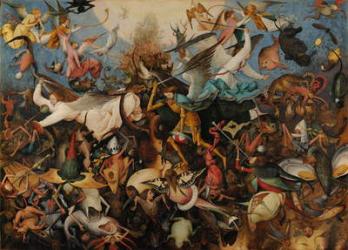 The Fall of the Rebel Angels, 1562 (oil on panel) | Obraz na stenu