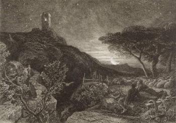 The Lonely Tower, 1879 (etching) | Obraz na stenu