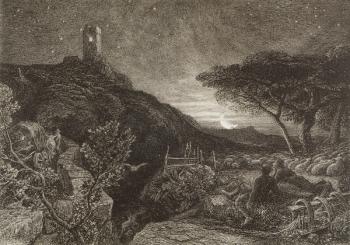 The Lonely Tower, 1879 (etching) | Obraz na stenu