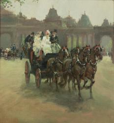 Carriages at Hyde Park | Obraz na stenu