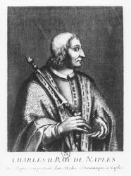 Charles II, the Lame, King of Naples (engraving) | Obraz na stenu