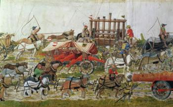 Artillery train of Maximilian I (1459-1519) | Obraz na stenu