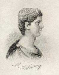 Mark Anthony, from 'Crabb's Historical Dictionary', published 1825 (litho) | Obraz na stenu
