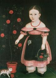 Little Girl in Lavender, c.1840 (oil on canvas) | Obraz na stenu