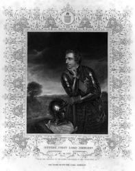 Portrait of Sir Jeffrey Amherst (engraving) (b/w photo) | Obraz na stenu