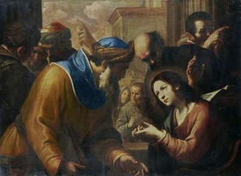 Christ Disputing with the Doctors, c.1660's (oil on canvas) | Obraz na stenu