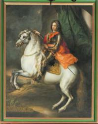 Equestrian portrait of Prince Eugene of Savoy (1663-1736) | Obraz na stenu