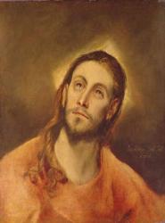 Head of Christ, 1587-96 (oil on canvas) | Obraz na stenu