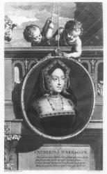 Catherine of Aragon (engraving) | Obraz na stenu