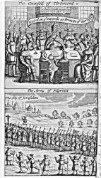 Frontispiece from 'The History of the Holy War: Began Anno 1095, by the Christian Princes of Europe against the Turks, for the recovery of the Holy Land, and continued to the year 1294' by Thomas Mills, pub. London, 1685 (engraving) | Obraz na stenu