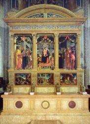 Altarpiece of St. Zeno of Verona, 1456-60 (oil on panel) | Obraz na stenu