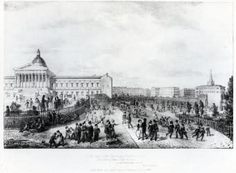 University College School, London, 1835 (engraving) | Obraz na stenu