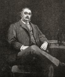 Matthew White Ridley, 1st Viscount Ridley, 1842  1904, aka Sir Matthew White Ridley, 5th Baronet. | Obraz na stenu