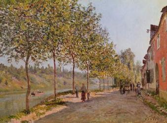 June Morning in Saint-Mammes, 1884 (oil on canvas) | Obraz na stenu