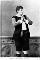 Katherina Klafsky as Leonora from 'Fidelio', 1892 (b/w photo) | Obraz na stenu
