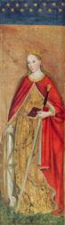 St. Catherine of Alexandria, 1475 (oil on panel) (detail of 197121) | Obraz na stenu