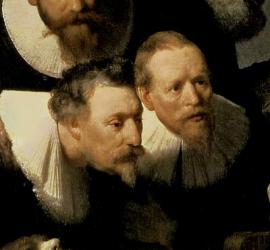 The Anatomy Lesson of Dr. Nicolaes Tulp, 1632 (oil on canvas) (detail of 7543) | Obraz na stenu