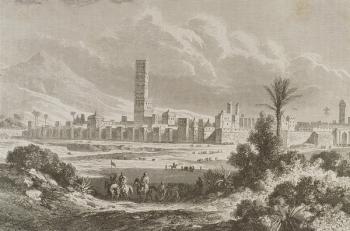 Marrakesh in the 1860s (engraving) | Obraz na stenu