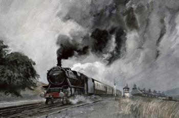 Steam Train at Garsdale, Cumbria | Obraz na stenu