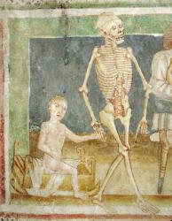 The Dance of Death: Death and the child, 1490 (fresco) | Obraz na stenu
