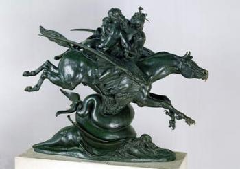 Ruggiero and Angelica (bronze) | Obraz na stenu