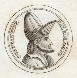Constantine XI Palaiologus, from 'Crabb's Historical Dictionary', published 1825 (litho) | Obraz na stenu