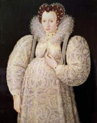 Unknown Lady, c.1595-1600 (panel) | Obraz na stenu