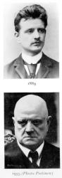 Jean Sibelius (1865-1957) 1889 (b/w photo) | Obraz na stenu